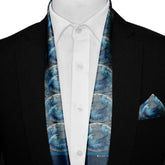 CELESTE MEN SCARF AND POCKET SQUARE SET – PREMIUM COLLECTION